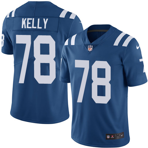 Nike Colts #78 Ryan Kelly Royal Blue Team Color Men's Stitched NFL Vapor Untouchable Limited Jersey - Click Image to Close